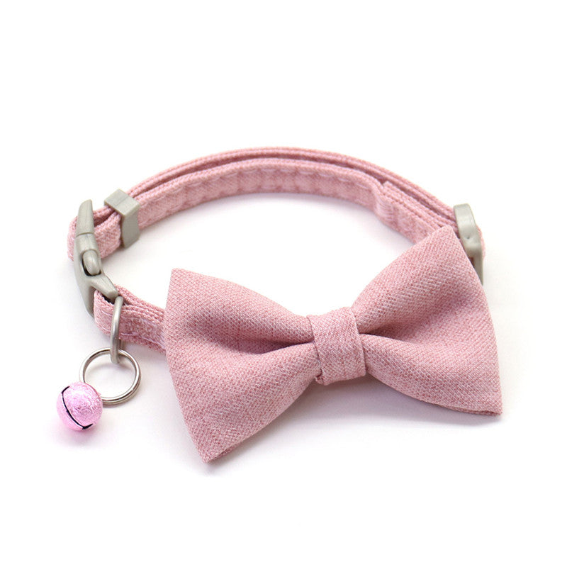 Adjustable Pet Collar & Leash Set with Bell – Nylon Walking Set for Small Dogs & Cats