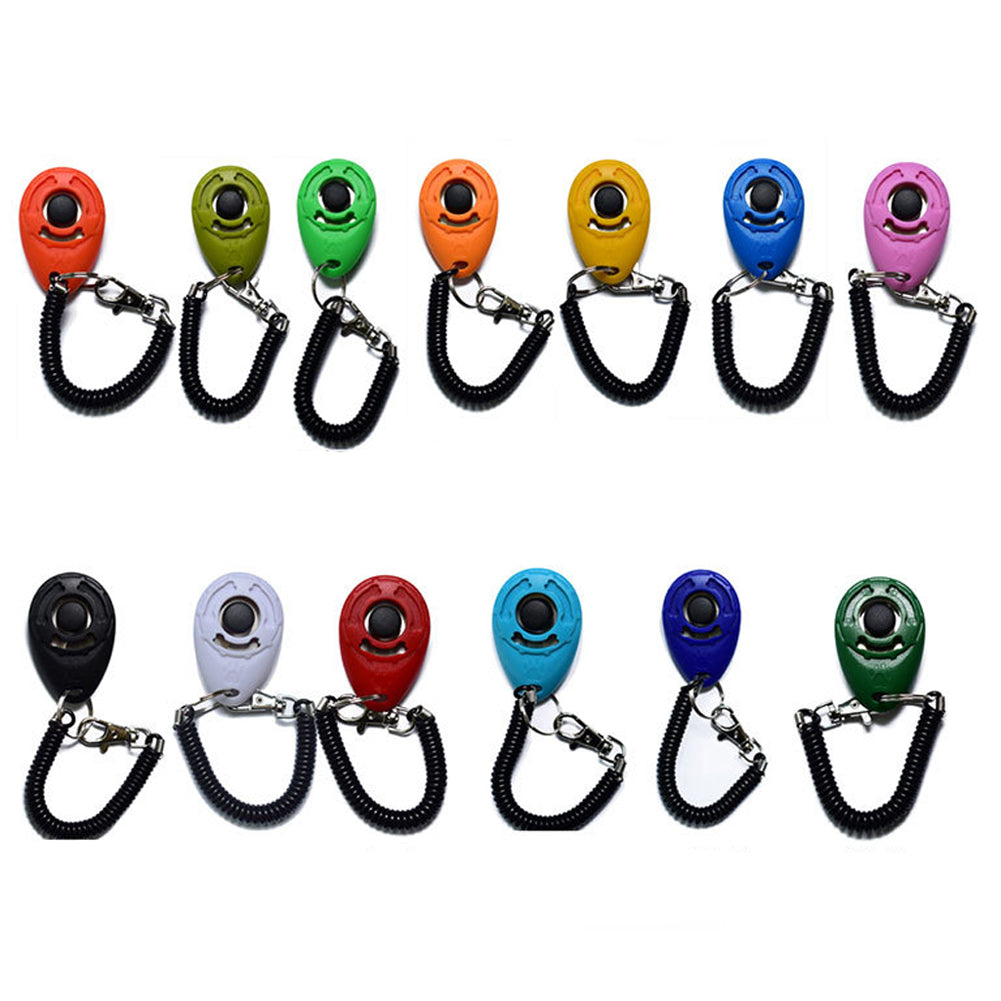 Adjustable Dog Training Clicker with Wrist Strap – Portable Pet Behavior Training Tool