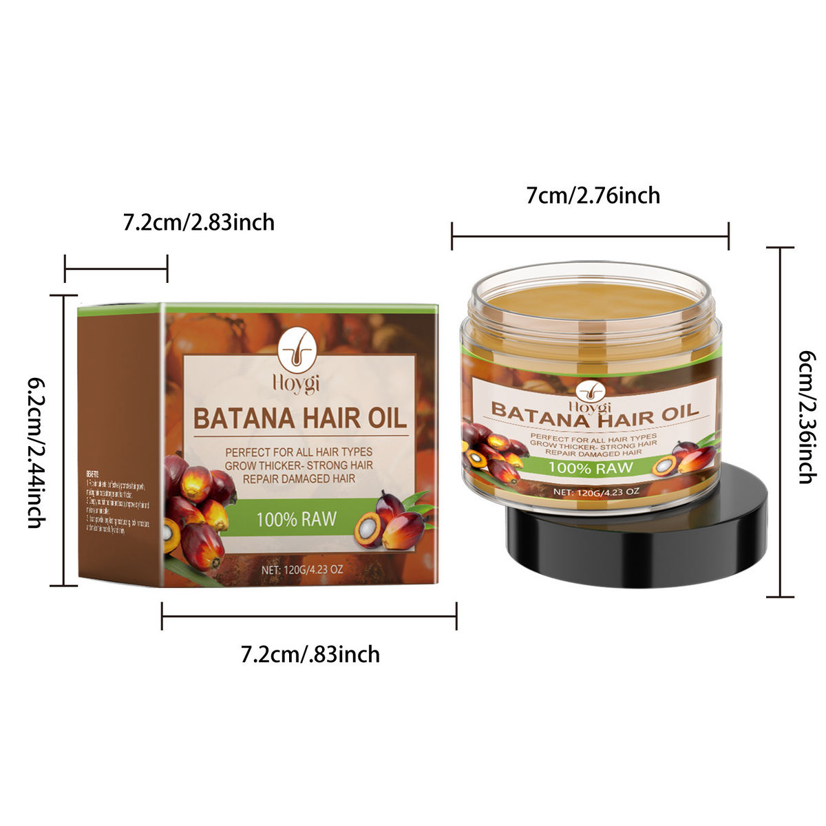 Nourishing Hair Styling Cream – Lightweight Frizz Control & Heat Protectant
