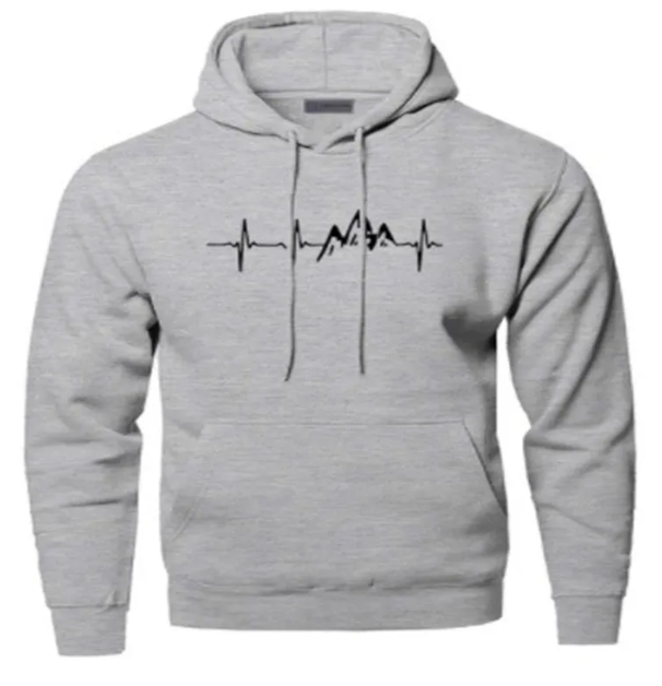 Summit™ Men’s Creative Hooded Sweatshirt – Polyester Sports Hoodie, 8 Colors, S–3XL
