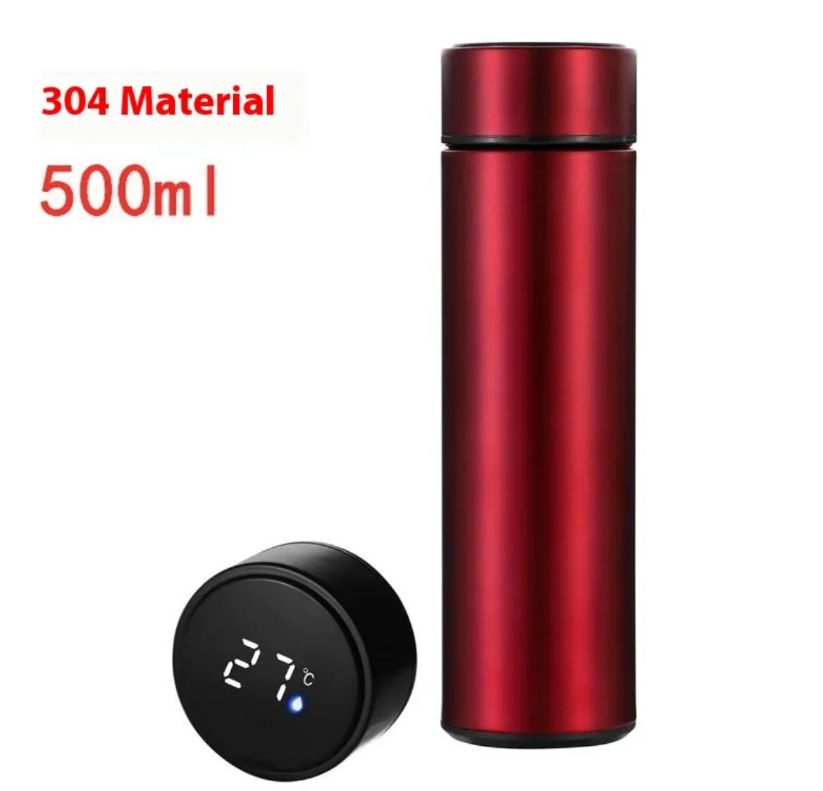 Smart LED Temperature Display Thermos – Vacuum Insulated Stainless Steel Water Bottle