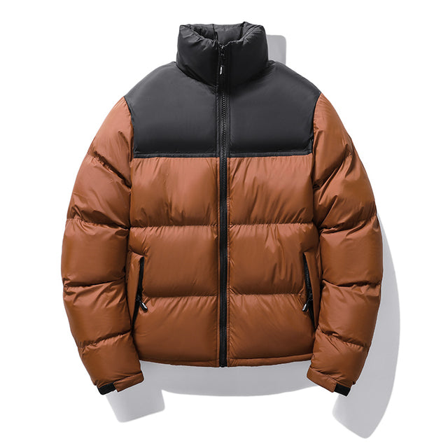 Men’s Autumn Winter Short Cotton Padded Jacket – Warm Casual Outerwear – USA
