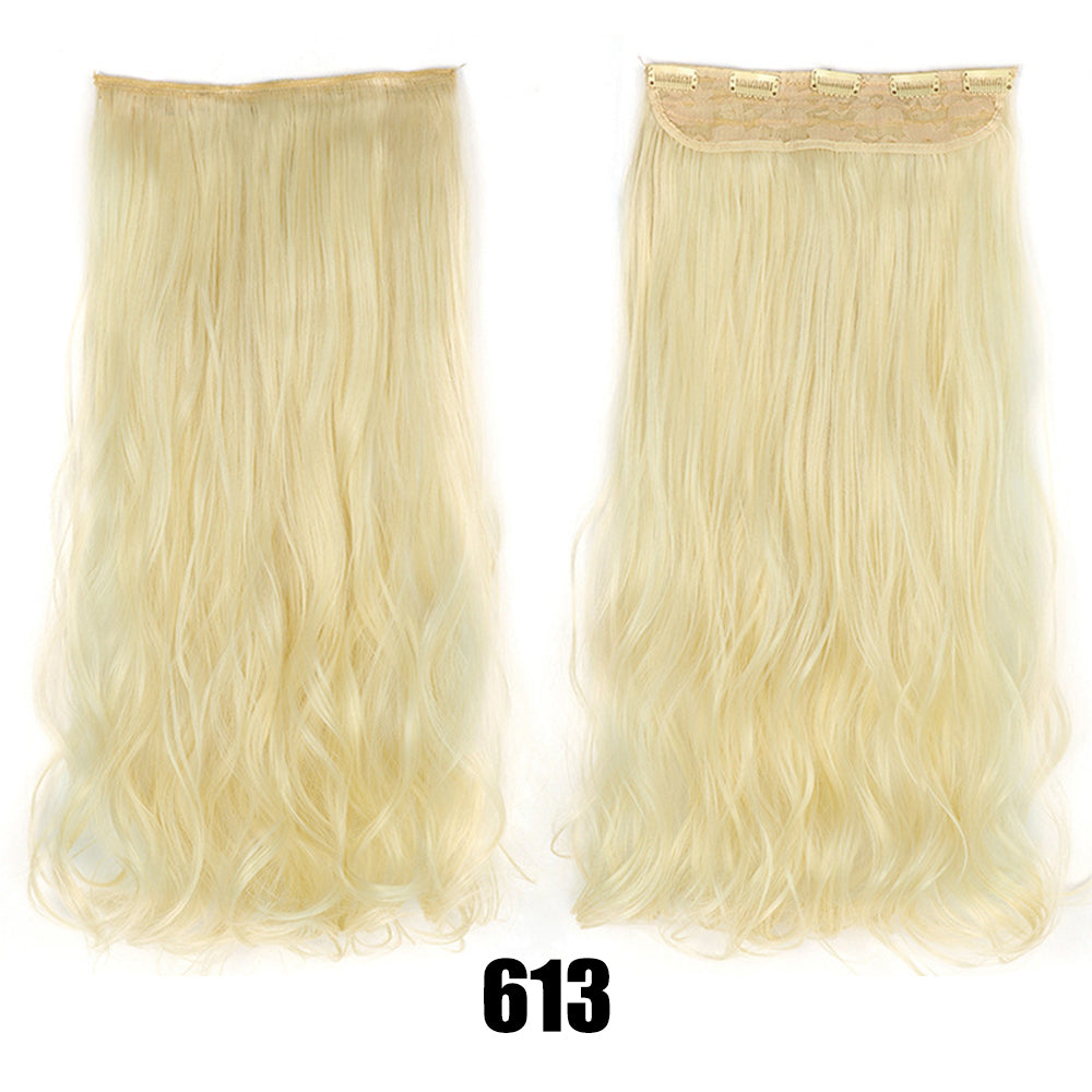 56cm Big Wavy Long Curly Hair Extensions for Women – Lightweight Natural-Look Synthetic Hair