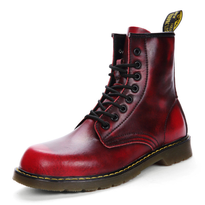 Unisex Warm Winter High-Top Martin Boots – Casual Cold-Weather Footwear