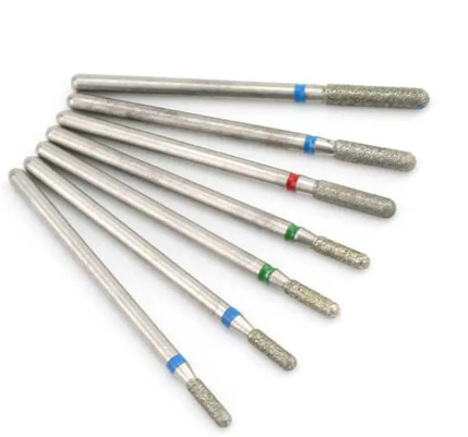 7 Sets Tungsten Steel Nail Art Silver Grinding Head