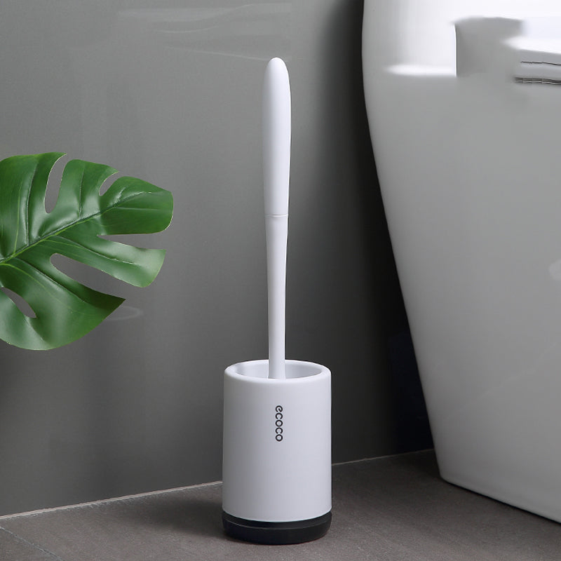 TPR Toilet Brush – Soft Rubber Head, Floor or Wall-Mounted
