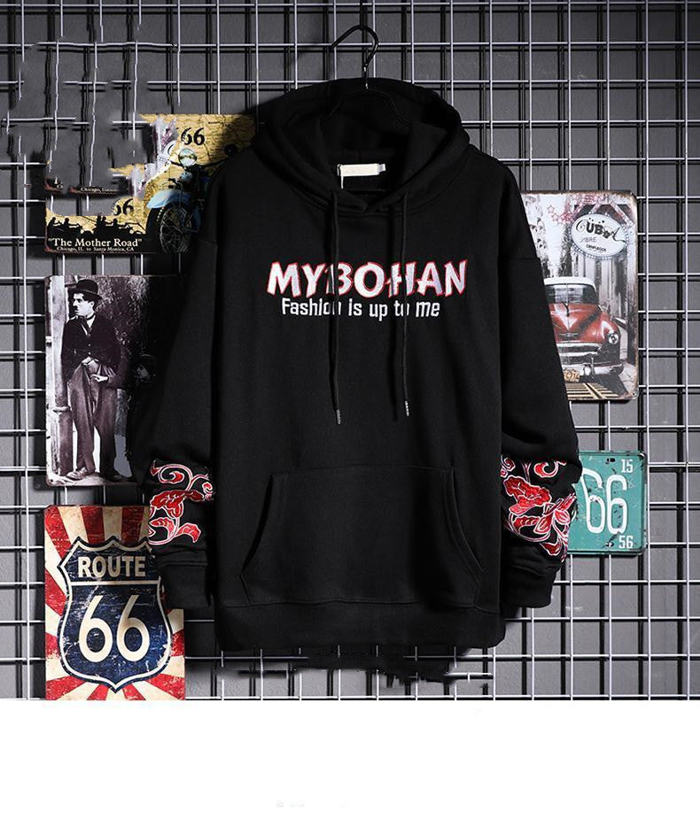 Men’s Oversized Embroidered Hoodie – Modern Streetwear Pullover – USA