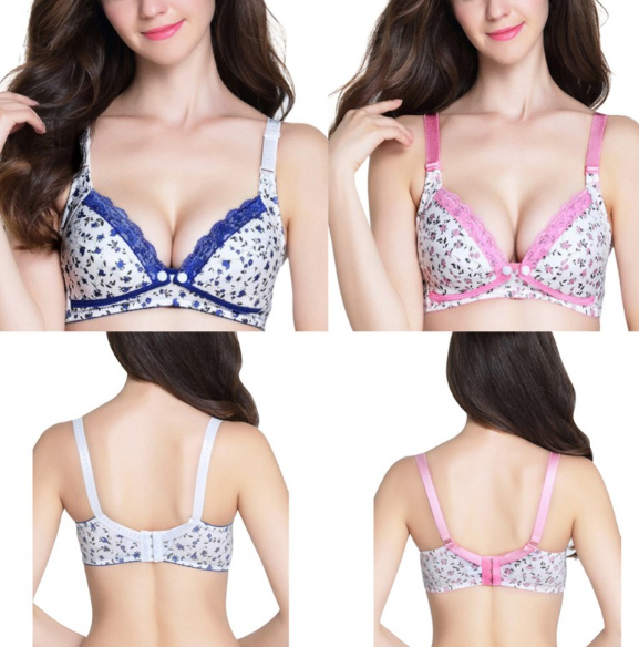 Pregnancy & Nursing Front Closure Bra – Comfortable Maternity Breastfeeding Bra