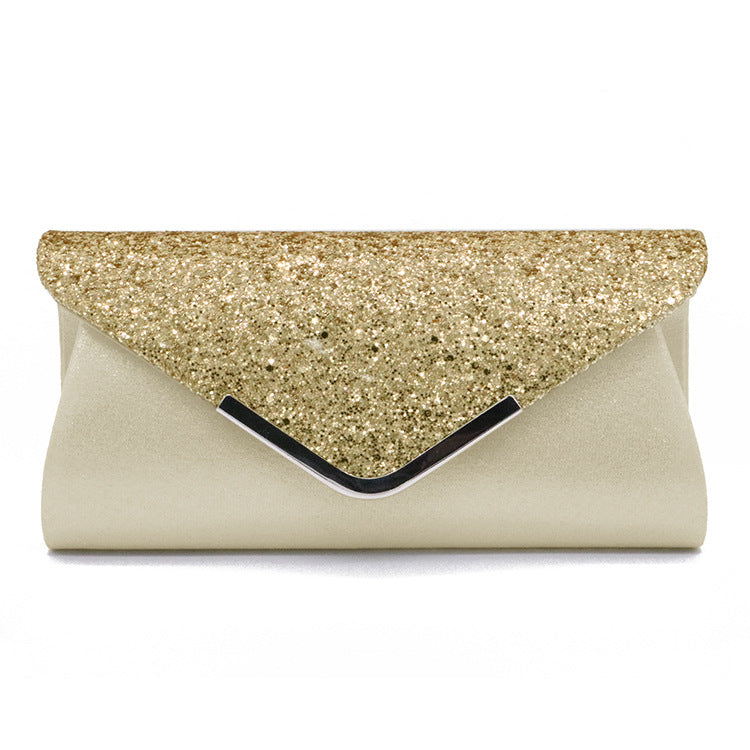 European & American Sequin Handbag for Women – Lightweight Sparkling PVC Dinner & Cosmetic Bag