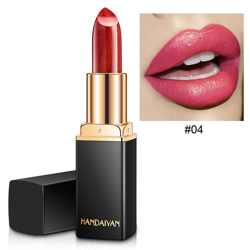 HANDAIYAN Mermaid Metallic Color-Changing Lipstick