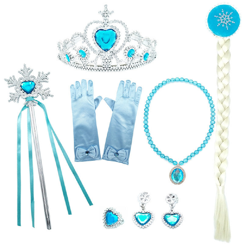 Ice Princess Dress for Girls – Winter Princess Costume with Accessories
