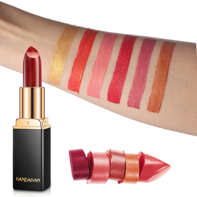HANDAIYAN Mermaid Metallic Color-Changing Lipstick