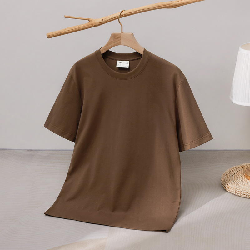 Heavyweight Unisex 240g Double Yarn Cotton T-Shirt – Loose Fit Premium Tee