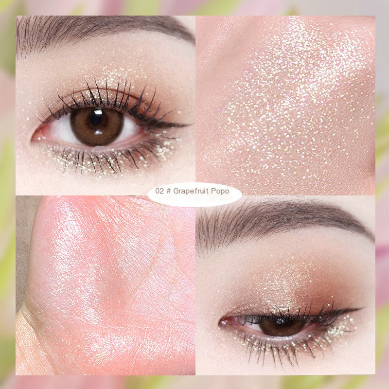 Double-Ended Eyeshadow Pen – Pearly & Shimmer Waterproof Stick