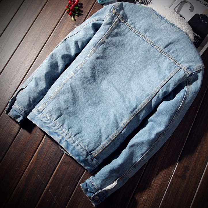 Men’s Thick Denim Jacket & Cotton Coat – Warm Winter Outerwear USA