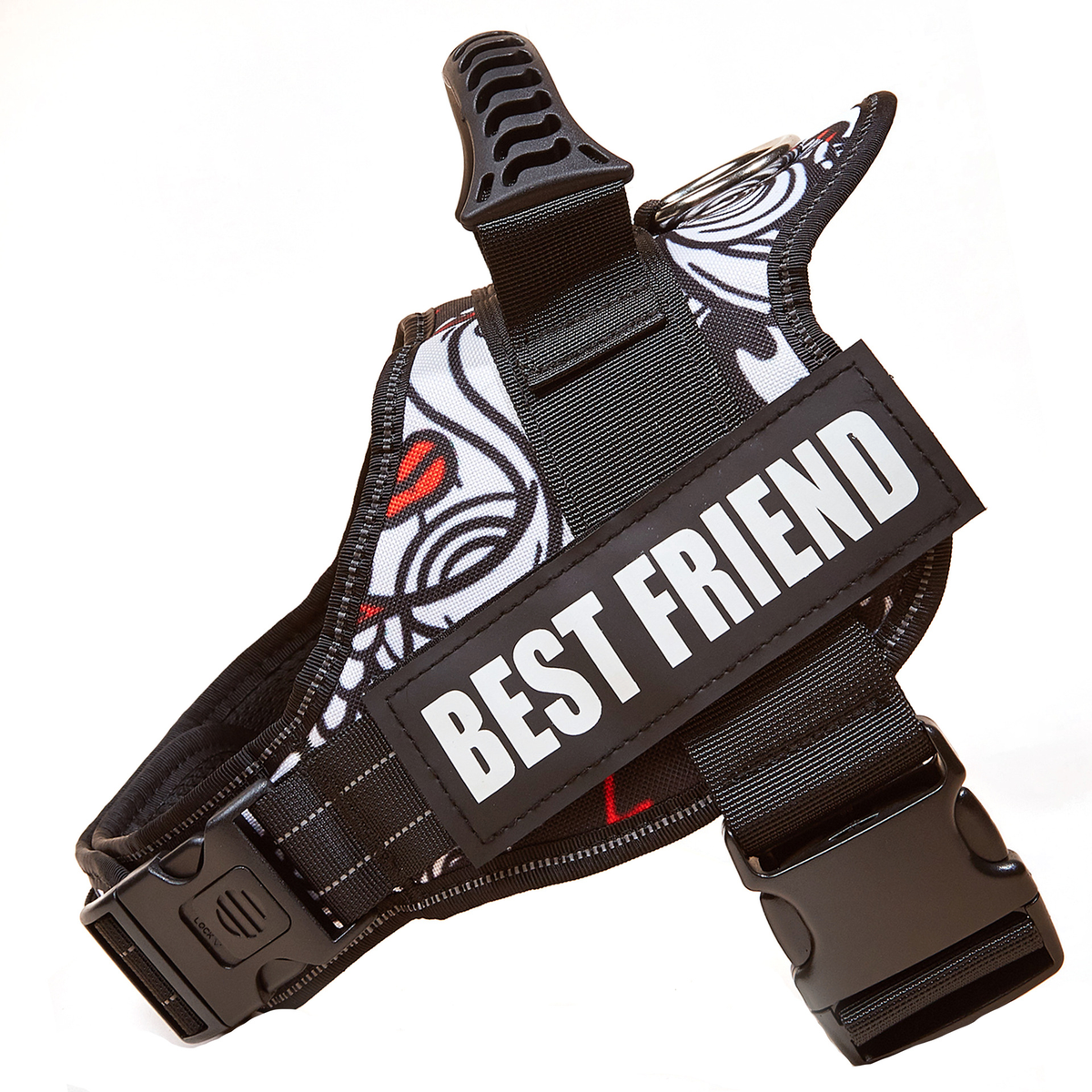 Adjustable Nylon Dog Chest Harness – Secure No-Pull Style Harness for Small to Large Dogs