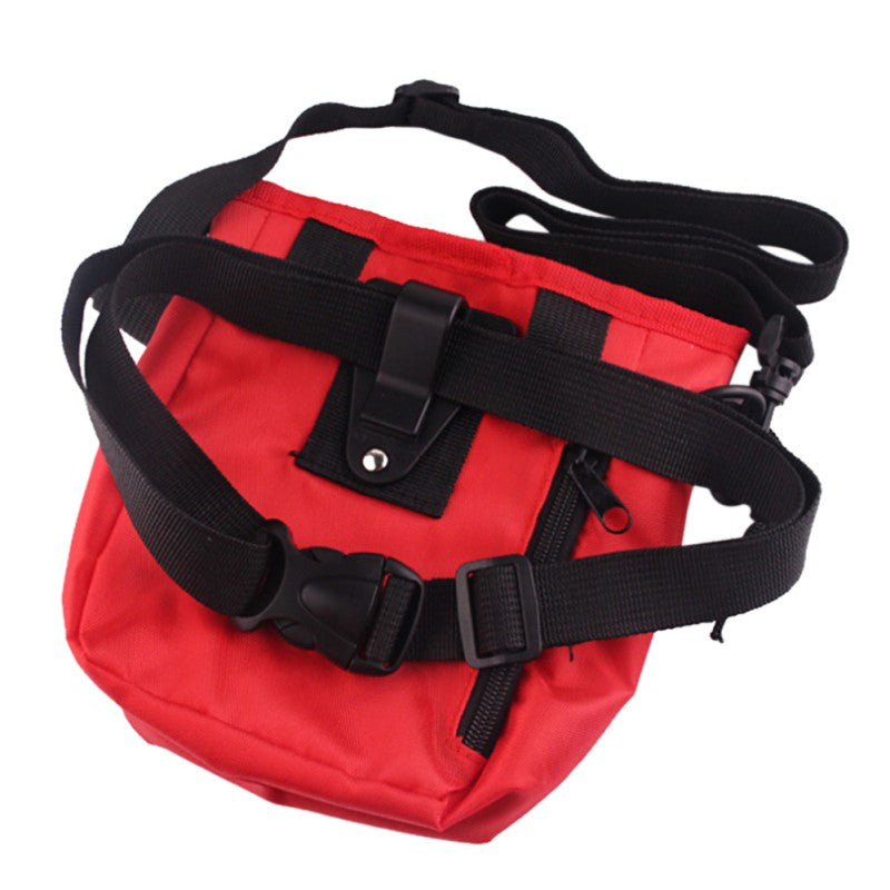 Portable Dog Training Treat Bag – Oxford Waist Pouch with Multiple Storage Pockets