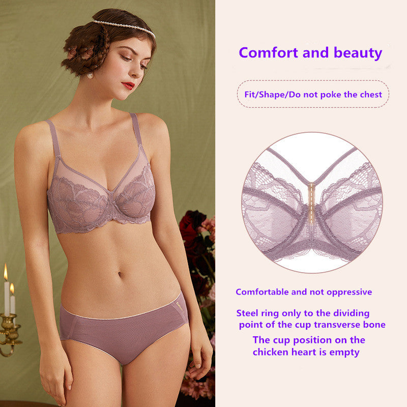 Women’s Ultra-Thin Minimizer Bra – Lightweight Full Coverage Support Bra