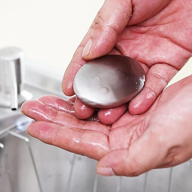 Odour Removing Stainless Steel Soap – Reusable Kitchen Hand Deodorizer for Garlic, Onion & Food Smells