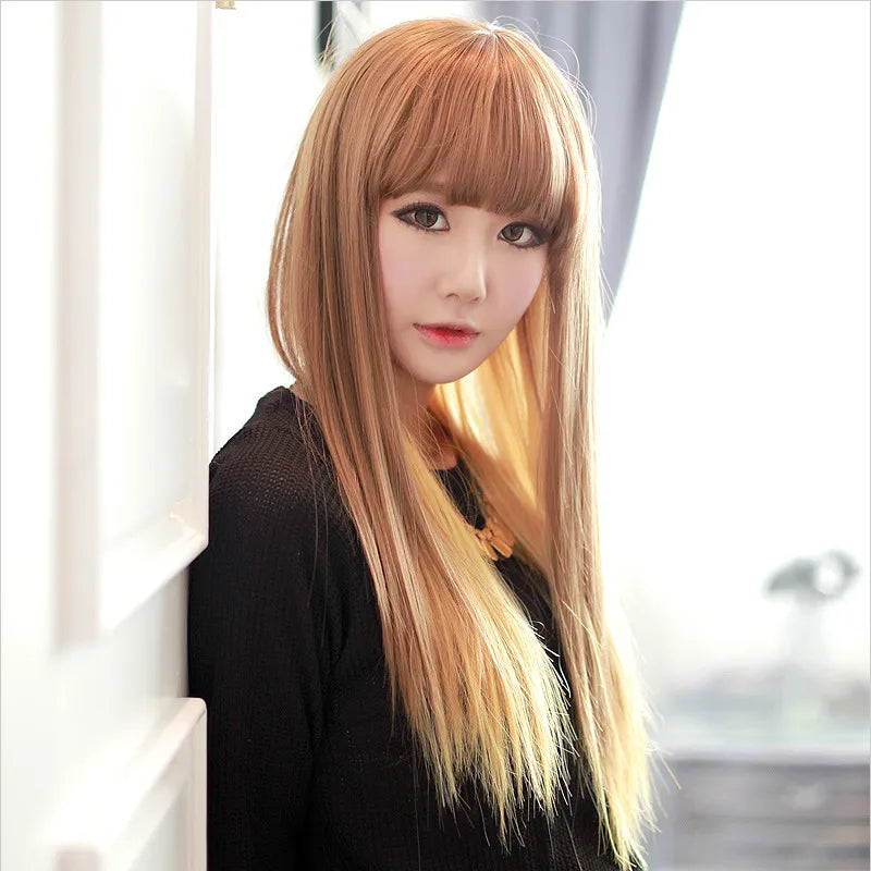 22-Inch Invisible Wire Hair Extensions – Silky Straight Clip-Free Halo Hairpiece for Women