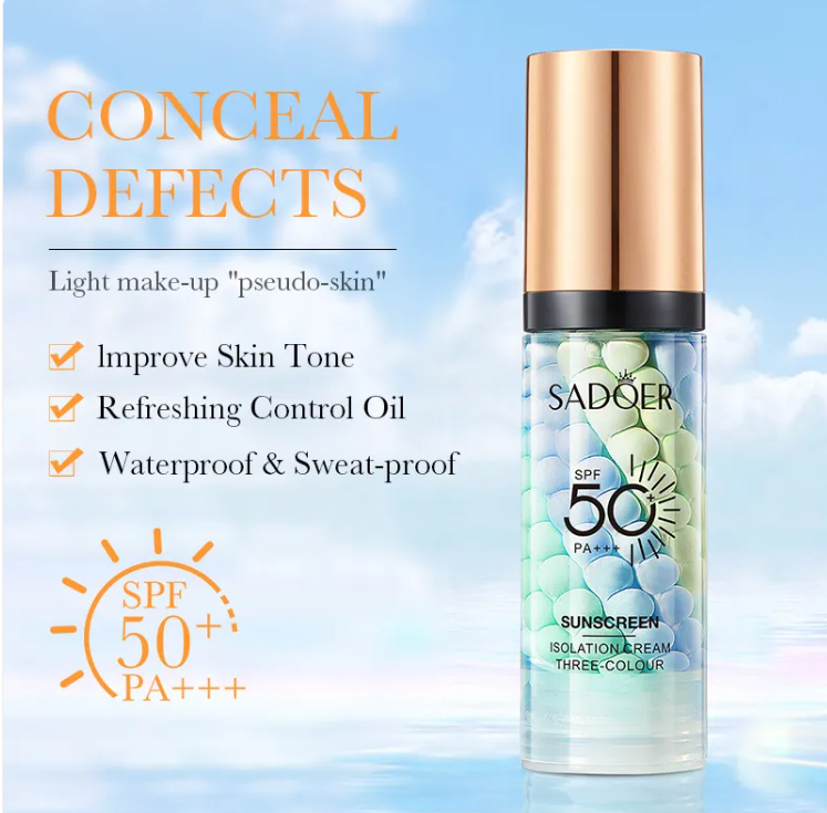 Solar Shield Concealer Repair Cream – Smooth Correcting Face Makeup