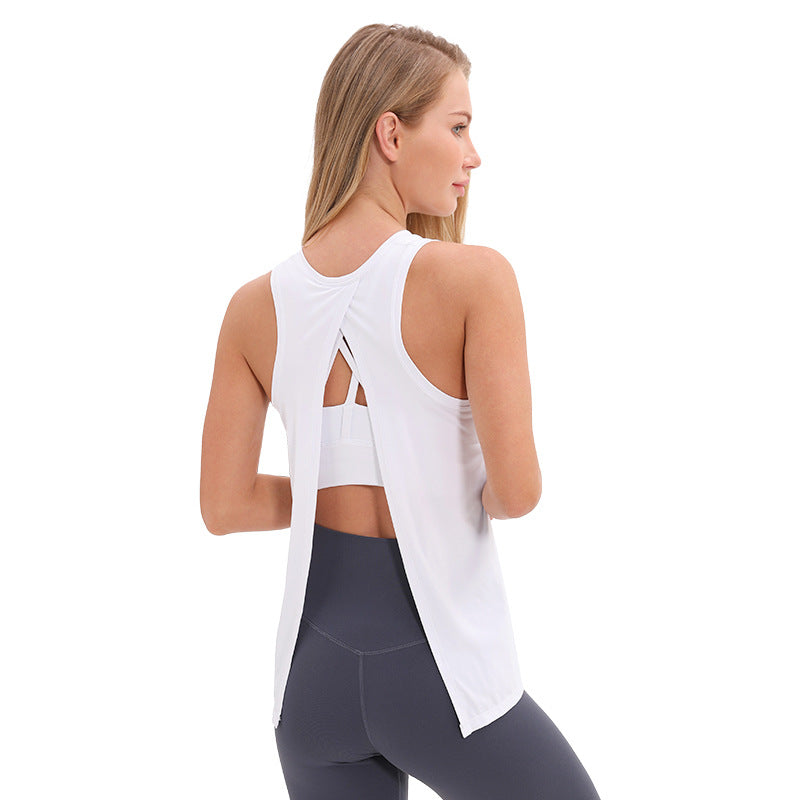 Women’s Loose Yoga Tank Top – Breathable Workout & Fitness Top