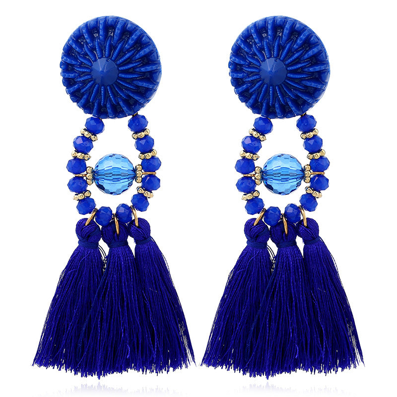 Tassel Earrings for Women – Elegant Long Dangle Statement Jewelry