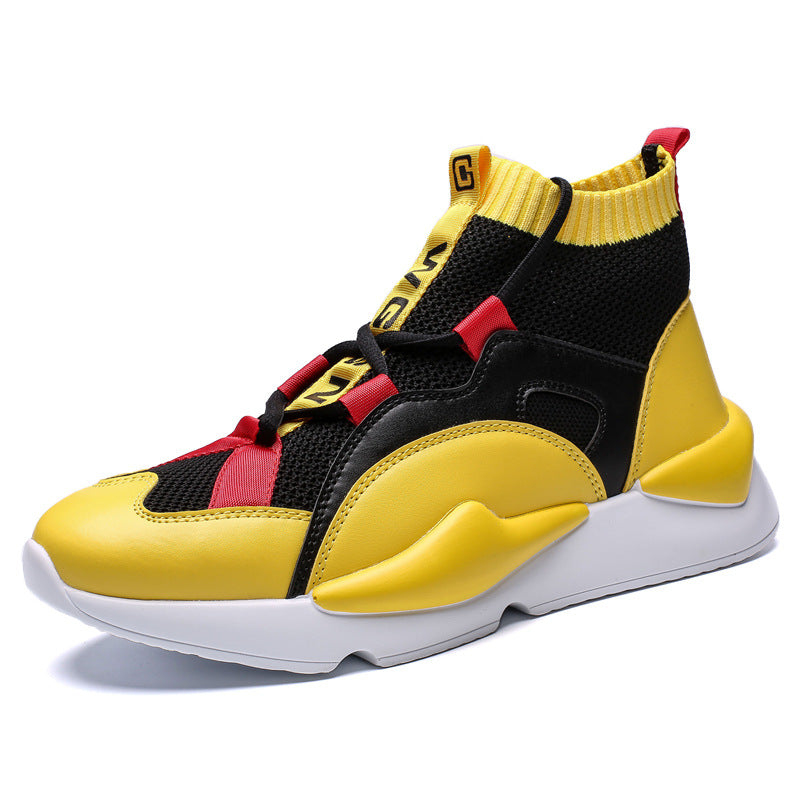 Men’s High-Top Sock Sneakers – Modern Slip-On Casual Shoes