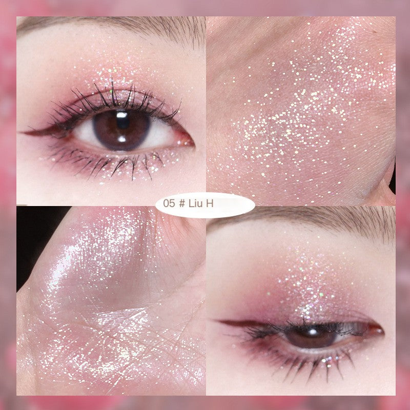Double-Ended Eyeshadow Pen – Pearly & Shimmer Waterproof Stick