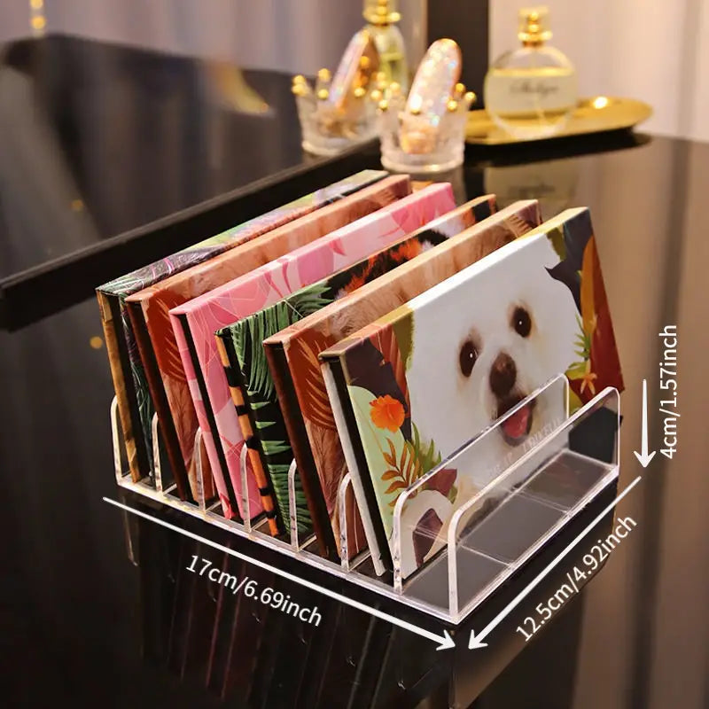 Acrylic Makeup Organizer for Eye Shadow Palette Display