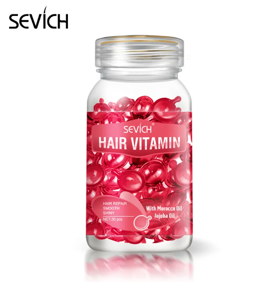 Hair Repair & Smoothing Capsules – 30-Piece Frizz, Split End & Damage Care