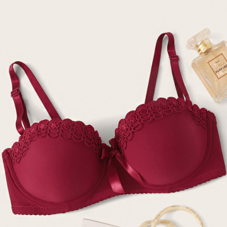 Women’s Embroidered Butterfly Underwire Bra – Elegant Supportive Lingerie