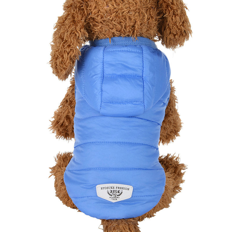 Warm Cotton Dog Down Jacket – Cozy Winter Pet Coat for Dogs