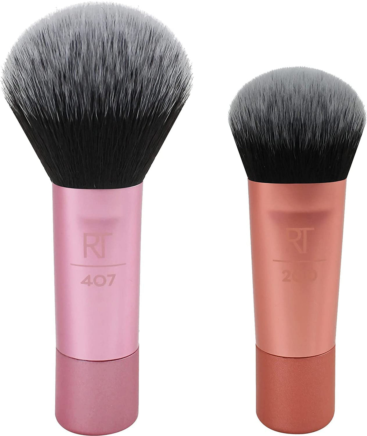 Real Techniques Mini Foundation & Blush Brush Duo – Travel Makeup Brush Set