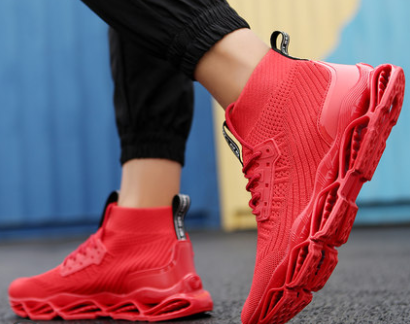 Men’s Blade High-Top Sneakers – Casual Running-Inspired Shoes