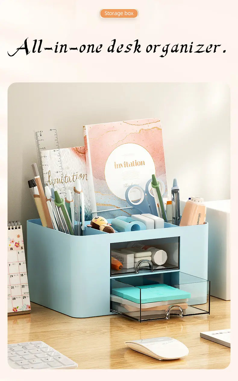 Desktop Storage Organizer for Makeup and Supplies