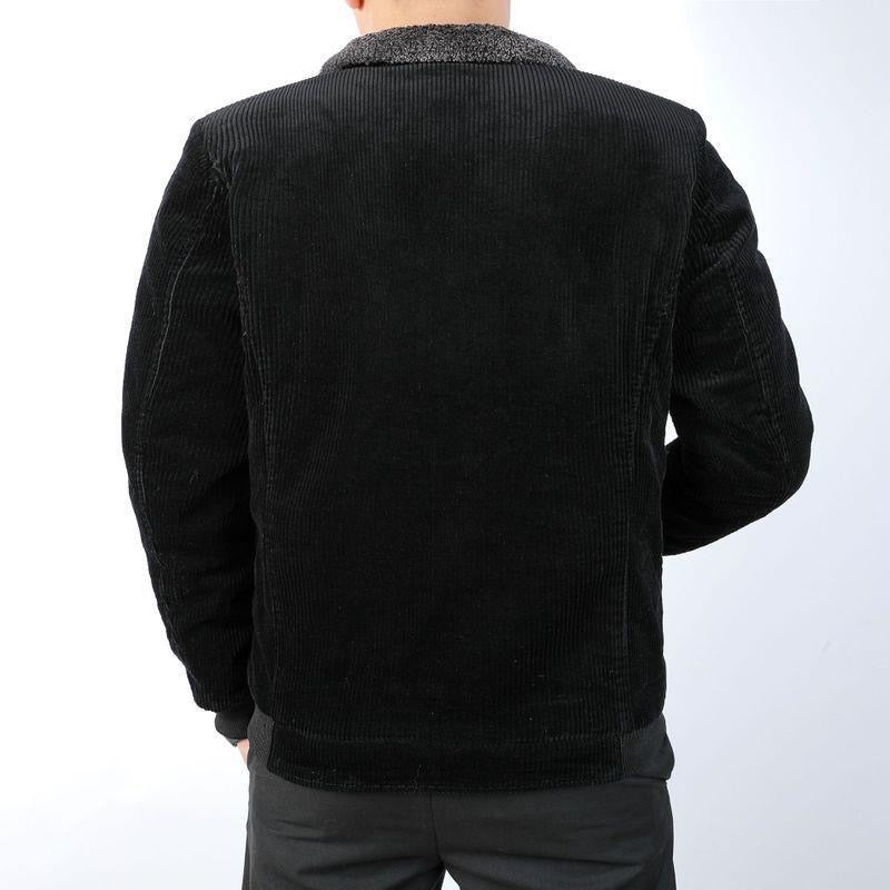 Men’s Loose Corduroy Cotton Jacket – Casual Winter Workwear Jacket
