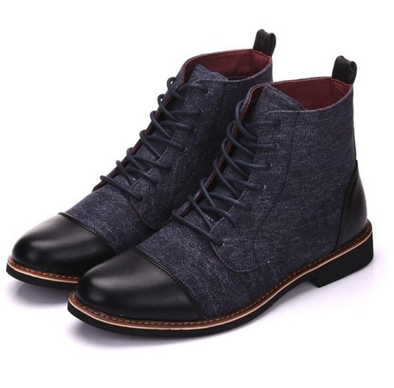 Men's Large Leather Boots and Shoes