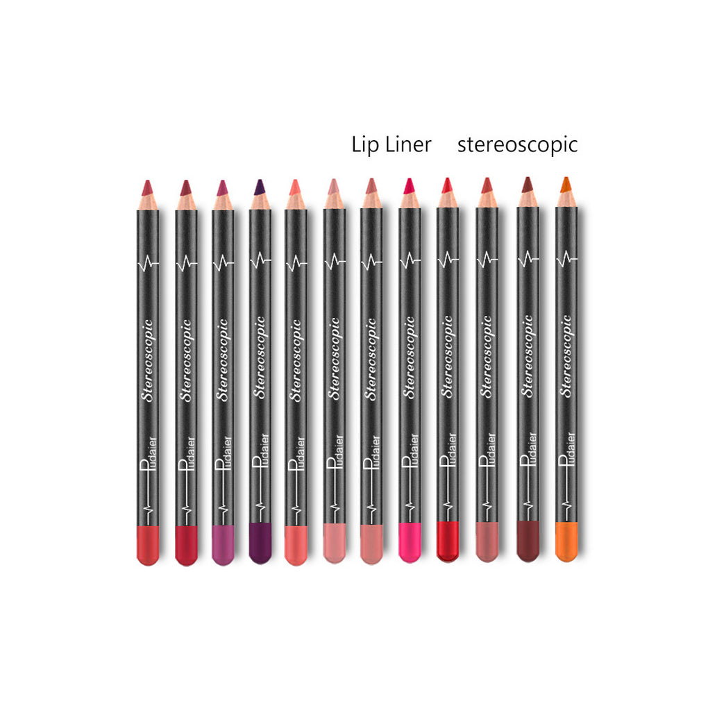 Waterproof Lip Liner & Matte Lipstick Set – Long-Lasting Defined Lip Color