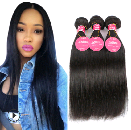 Straight Wave Human Hair Extensions – Natural Color Real Hair, 8–26 Inch