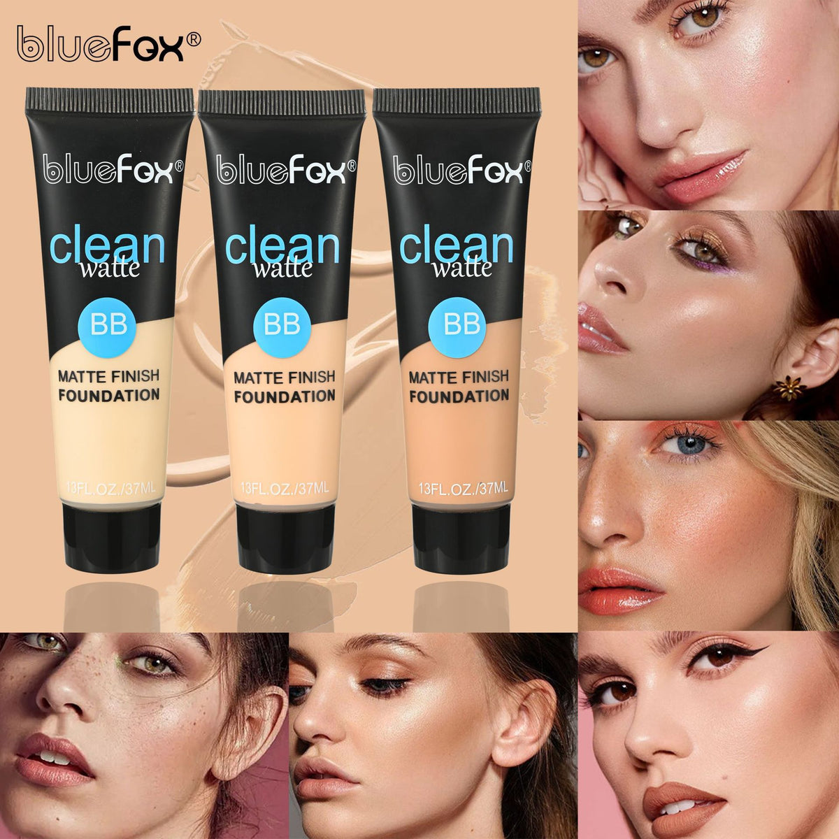 Matte Waterproof Oil Control Foundation – Smooth Long-Wear Face Makeup