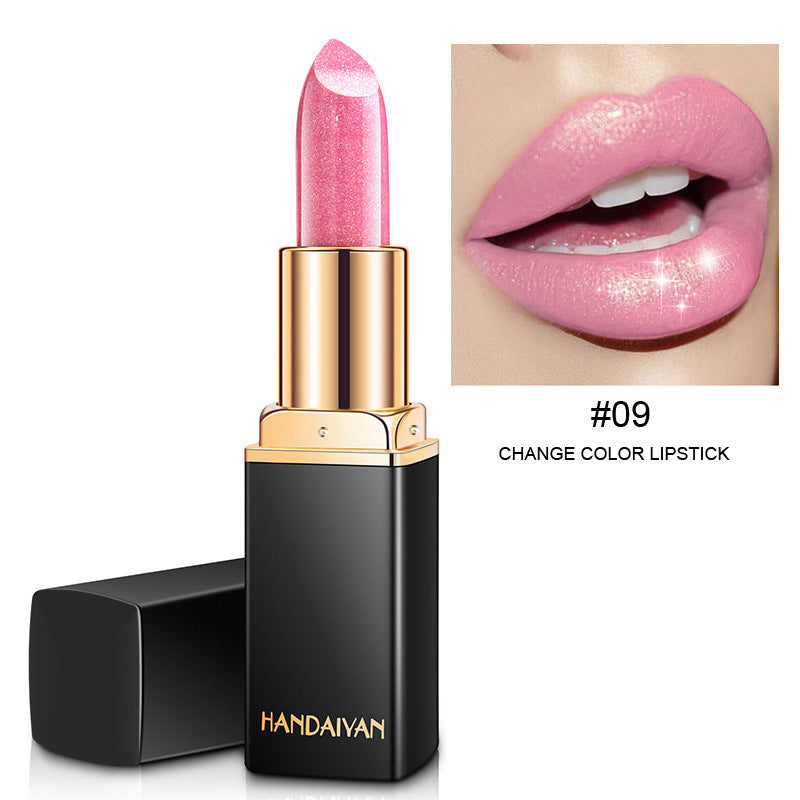 HANDAIYAN Mermaid Metallic Color-Changing Lipstick