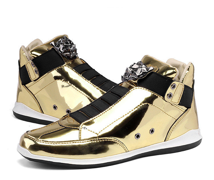Men’s Stylish High-Top Sneakers – Trendy Casual Shoes for Men and Students