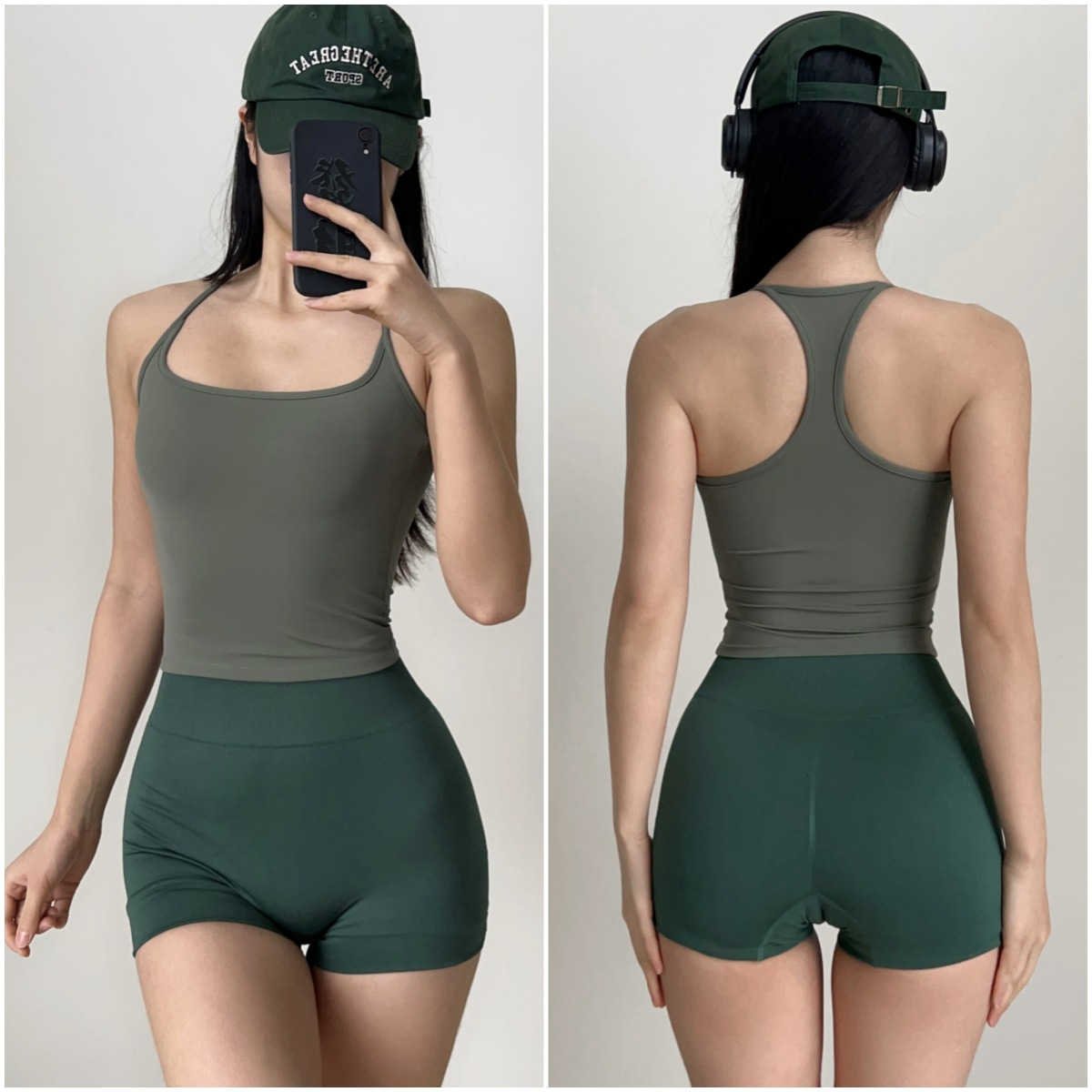 Women’s High-Waisted Sleeveless Sports Tank Top – Fitness & Workout Top