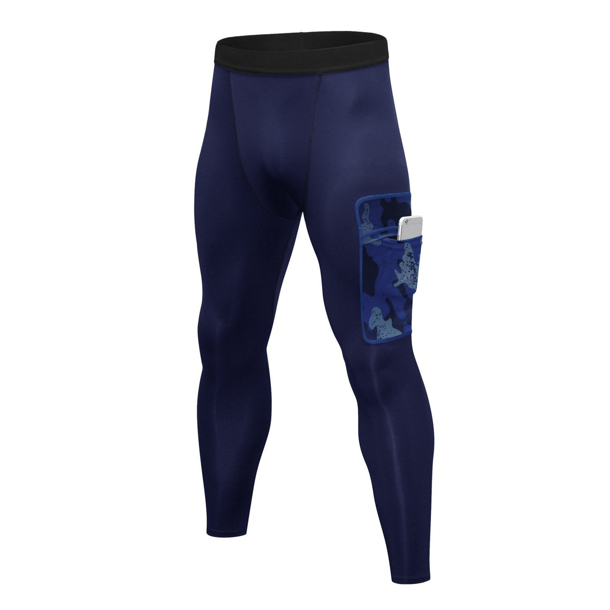 Men’s Camouflage Pocket Fitness Pants – Workout & Training Trousers