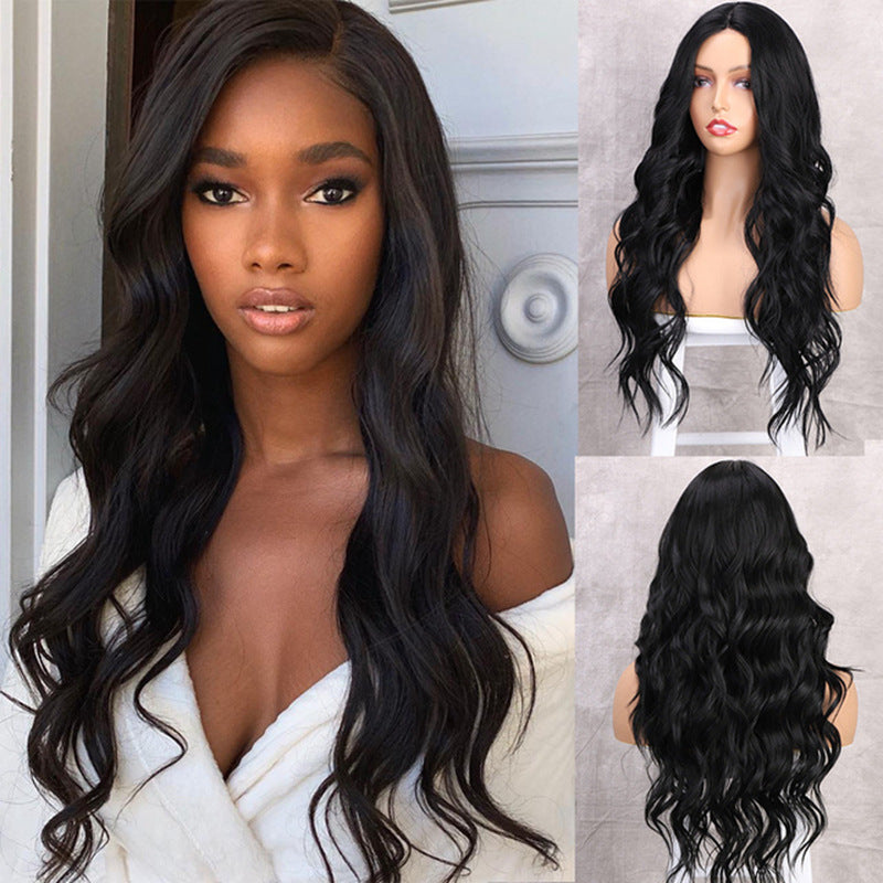 Xuchang Aisome Long Curly Lace Front Wig for Women – Lightweight Heat-Resistant Synthetic Hair