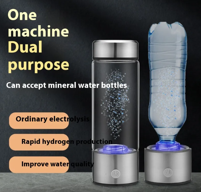 Hydrogen-Rich Water Cup – Portable USB Rechargeable Hydrogen Water Bottle