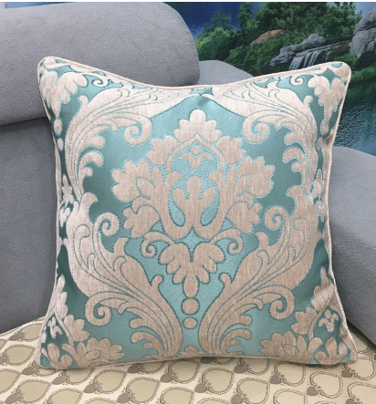 European Style Sofa Pillow Cover – Elegant Checkered Decorative Cushion
