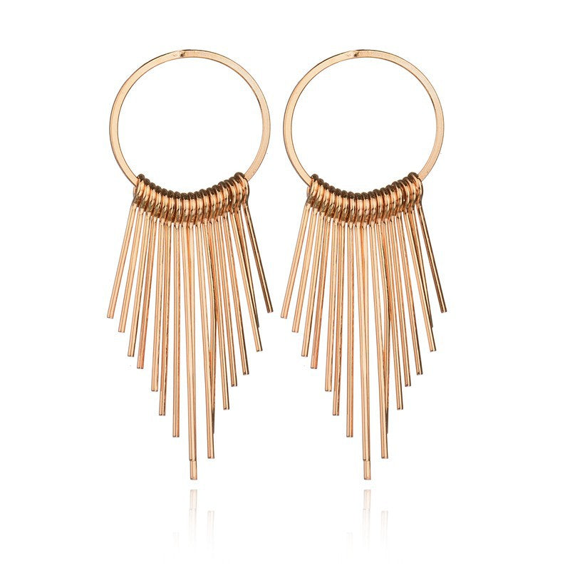 Tassel & Geometric Earrings for Women – Modern Dangle Statement Jewelry