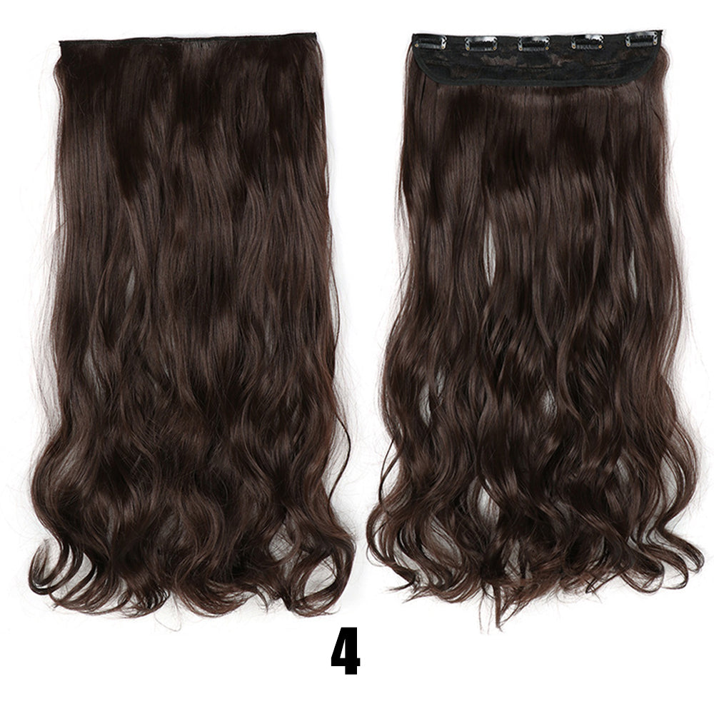 56cm Big Wavy Long Curly Hair Extensions for Women – Lightweight Natural-Look Synthetic Hair